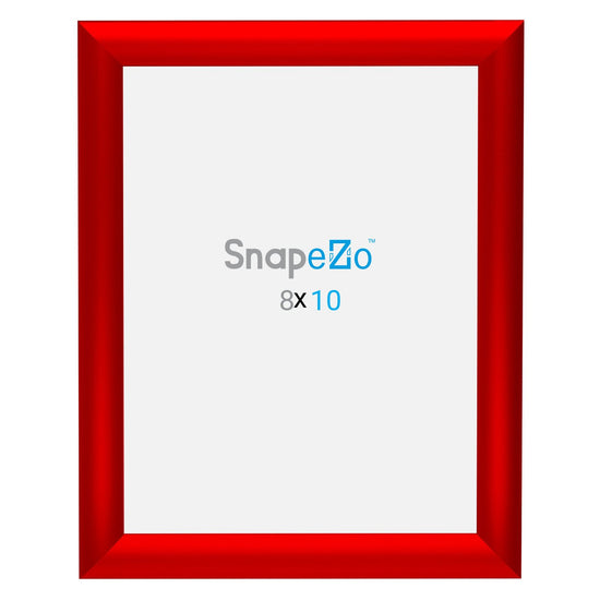 Load image into Gallery viewer, Red family photo SnapeZo® frame photo size 8x10 - 1 inch profile

