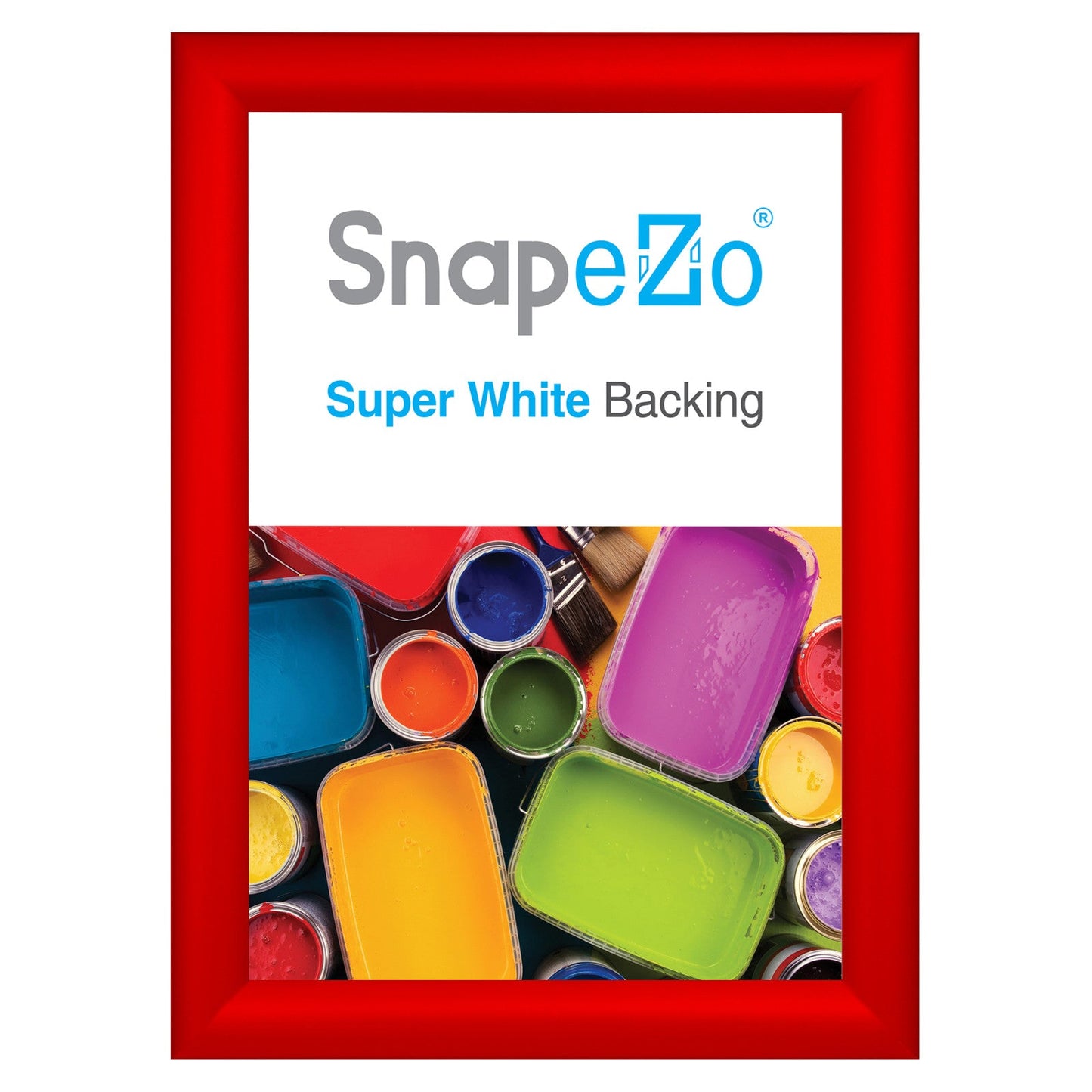 11x15 Red SnapeZo® Snap Frame - 1.2" Profile