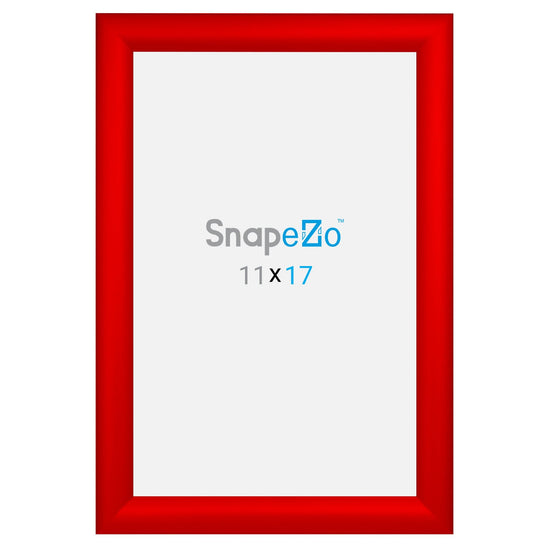 Load image into Gallery viewer, 11x17 Red SnapeZo® Snap Frame - 1.2&amp;quot; Profile
