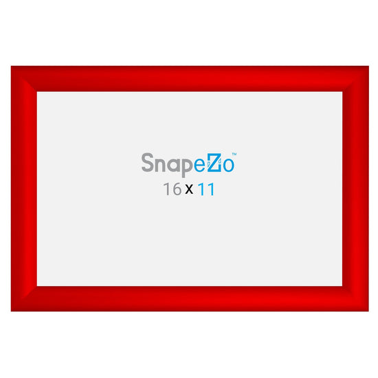 Load image into Gallery viewer, 11x16 Red SnapeZo® Snap Frame - 1.2&amp;quot; Profile
