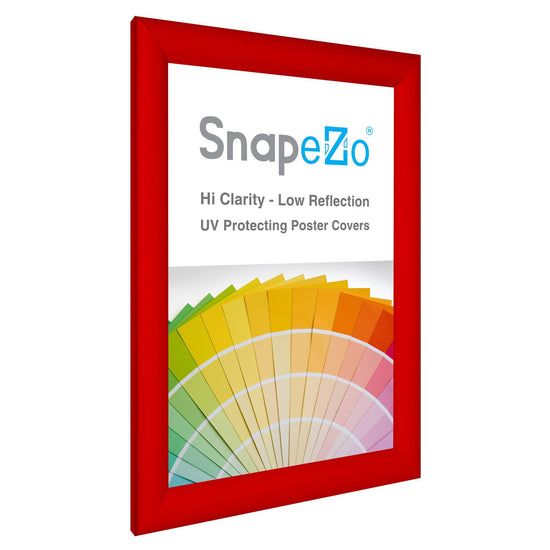 Load image into Gallery viewer, 11x17 Red SnapeZo® Snap Frame - 1.2&amp;quot; Profile
