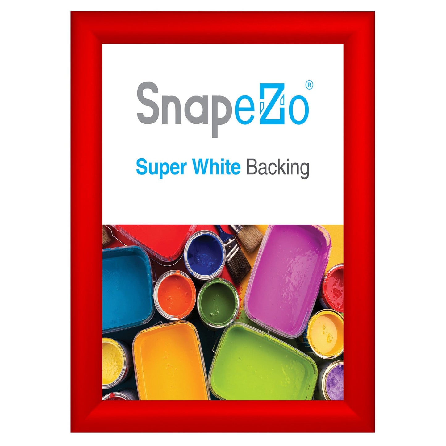 Load image into Gallery viewer, 11x14 Red SnapeZo® Snap Frame - 1.2&amp;quot; Profile
