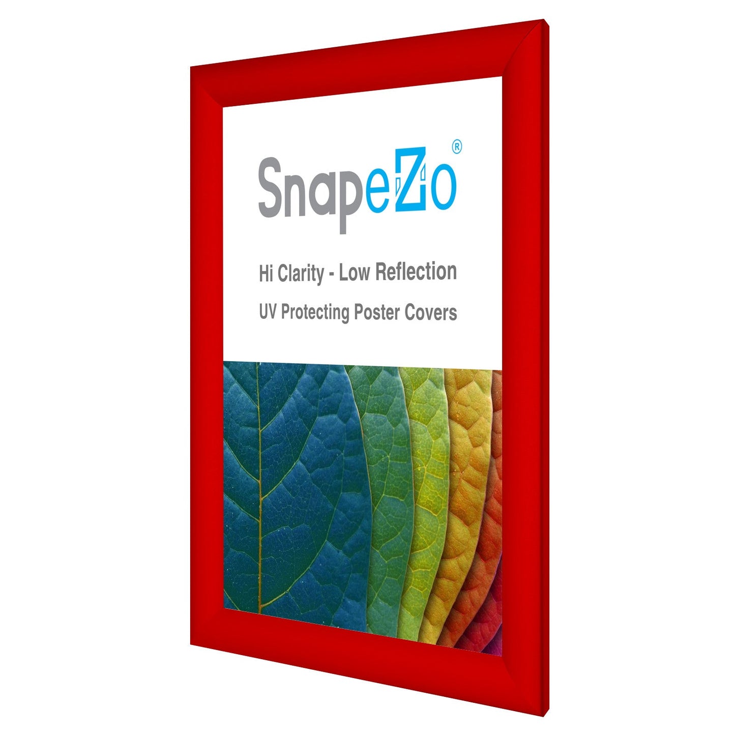 Load image into Gallery viewer, 8.5x11 Red SnapeZo® Snap Frame - 1.2&amp;quot; Profile
