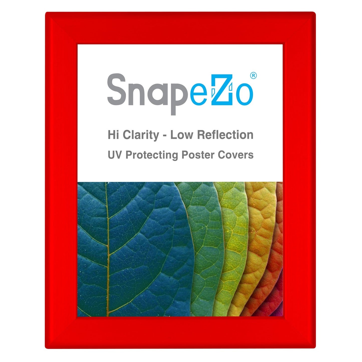 8.5x11 Red SnapeZo® Snap Frame - 1.25" Profile