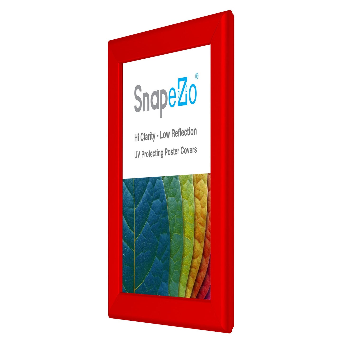 8.5x11 Red SnapeZo® Snap Frame - 1.25" Profile