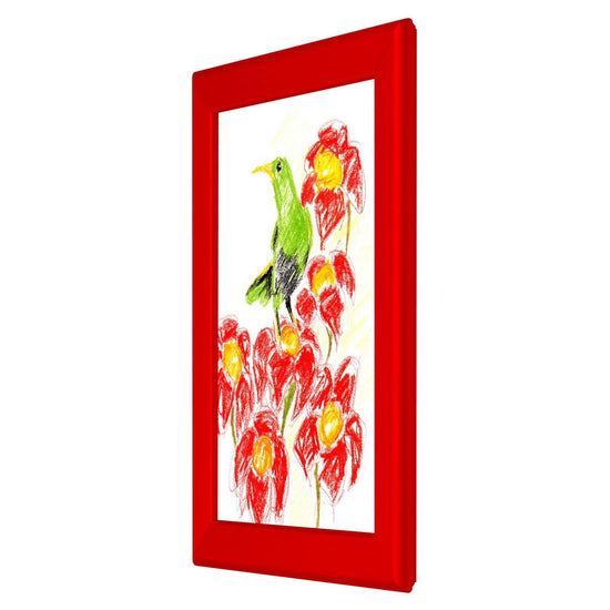 Red Kids' Arts SnapeZo® snap frame poster size 8.5X11 - 1.25 inch profile