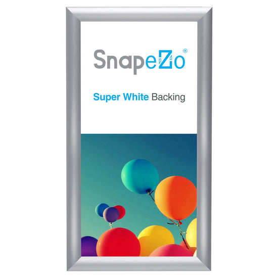 Load image into Gallery viewer, 7x14 Silver SnapeZo® Snap Frame - 1&amp;quot; Profile
