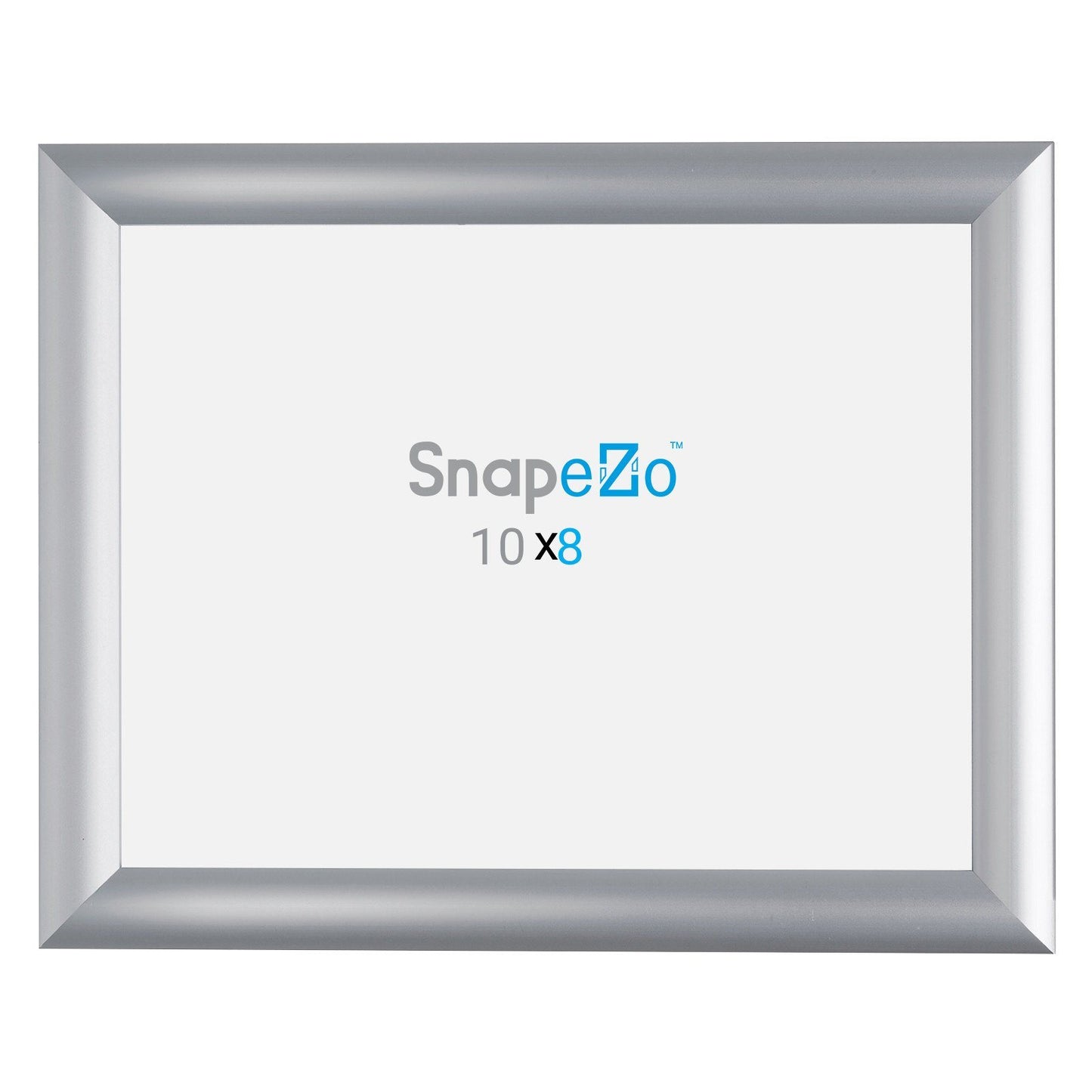 Silver family photo SnapeZo® frame photo size 8x10 - 1 inch profile
