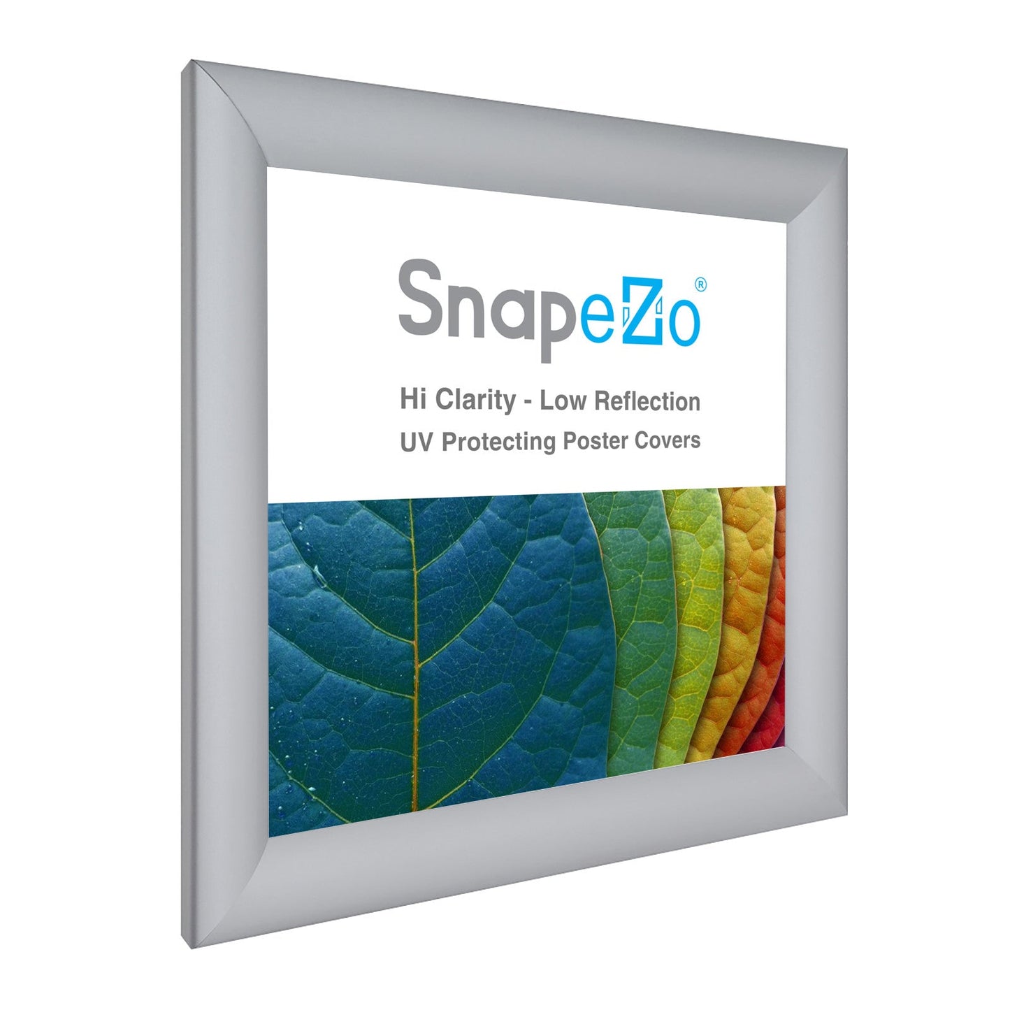 Load image into Gallery viewer, 12x12 Silver SnapeZo® Snap Frame - 1.2&amp;quot; Profile
