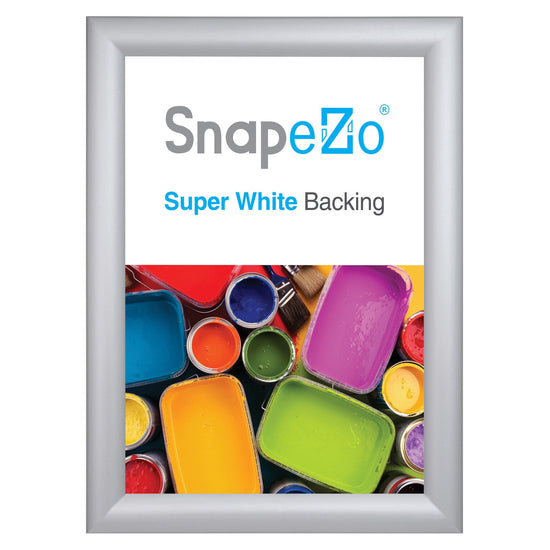 A4 Silver SnapeZo® Snap Frame - 1.2" Profile