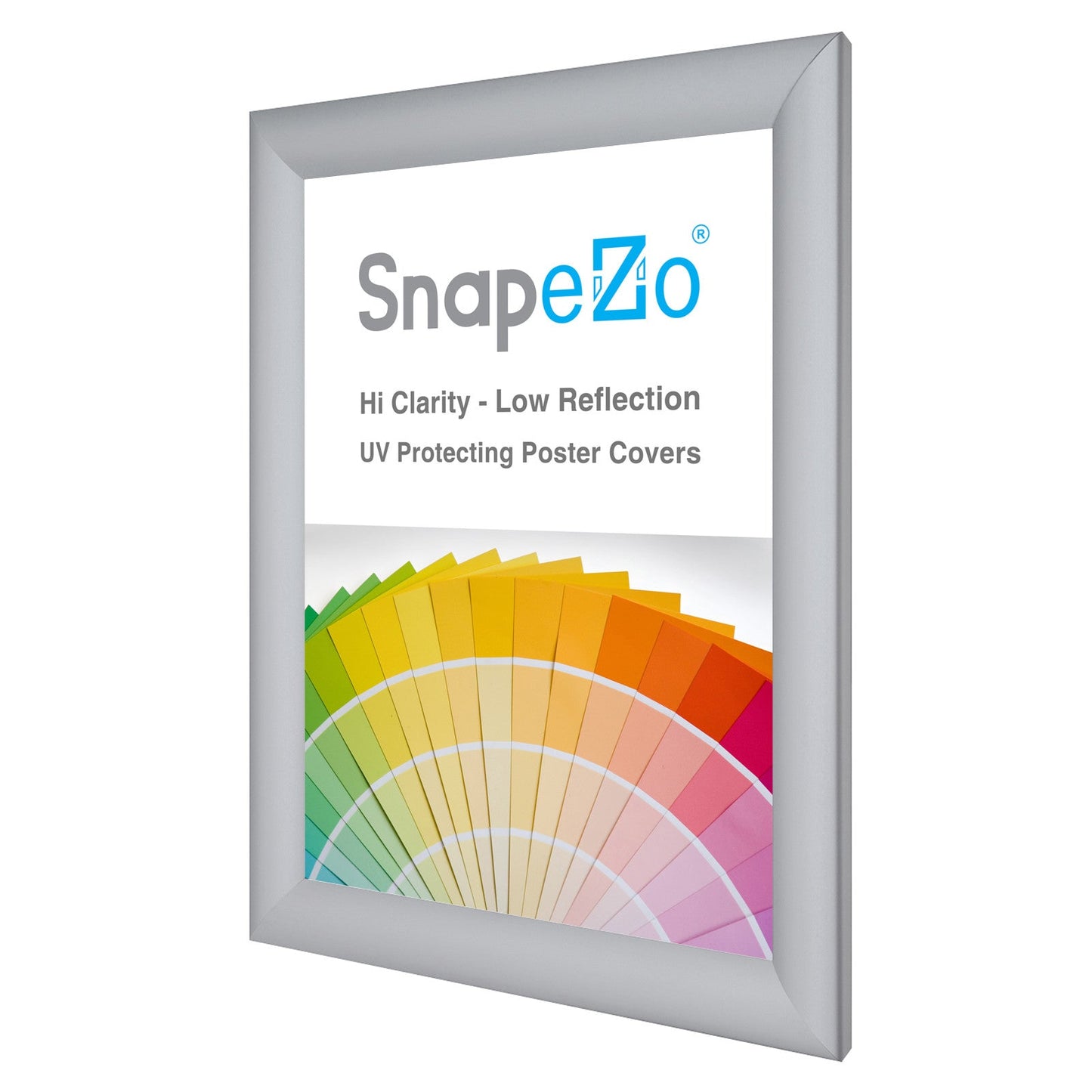 A4 Silver SnapeZo® Snap Frame - 1.2" Profile