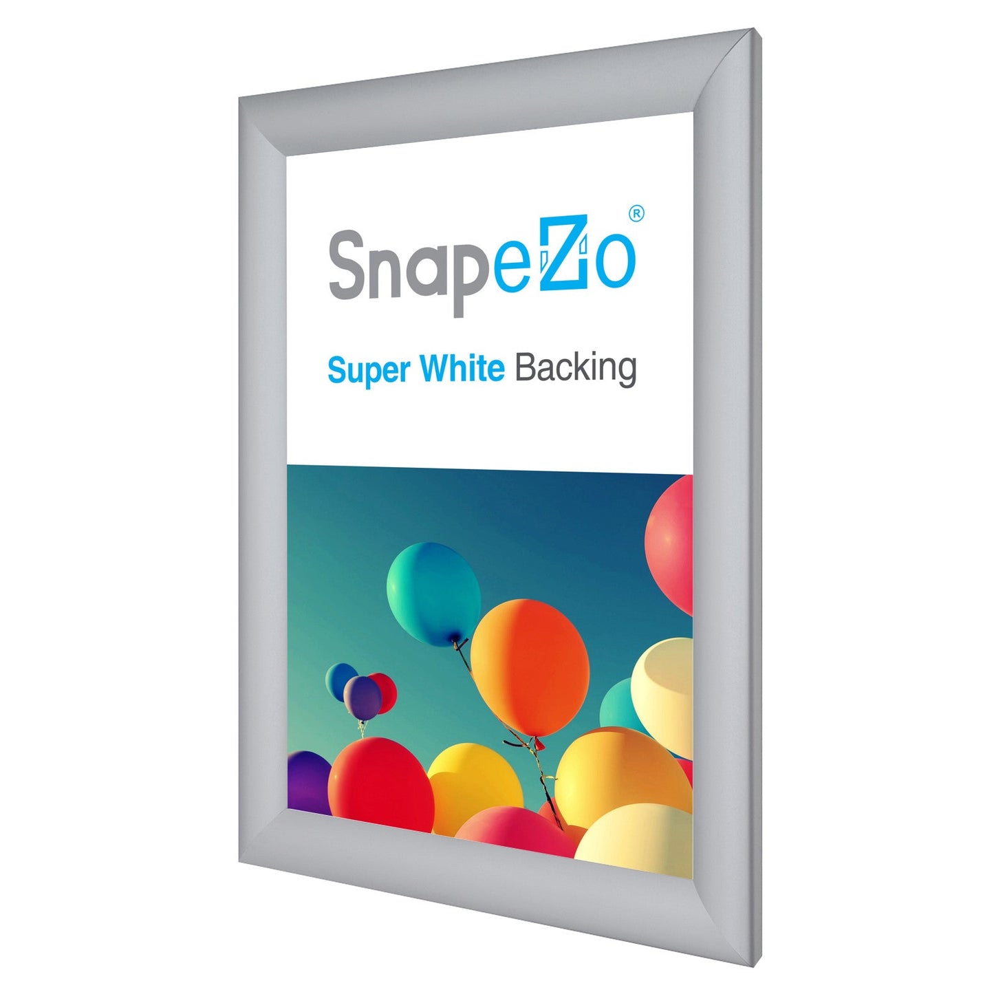 11x17 Silver SnapeZo® Snap Frame - 1.2" Profile