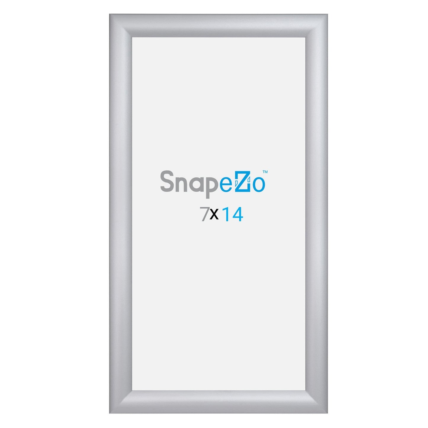 7x14 Silver SnapeZo® Snap Frame - 1.2" Profile