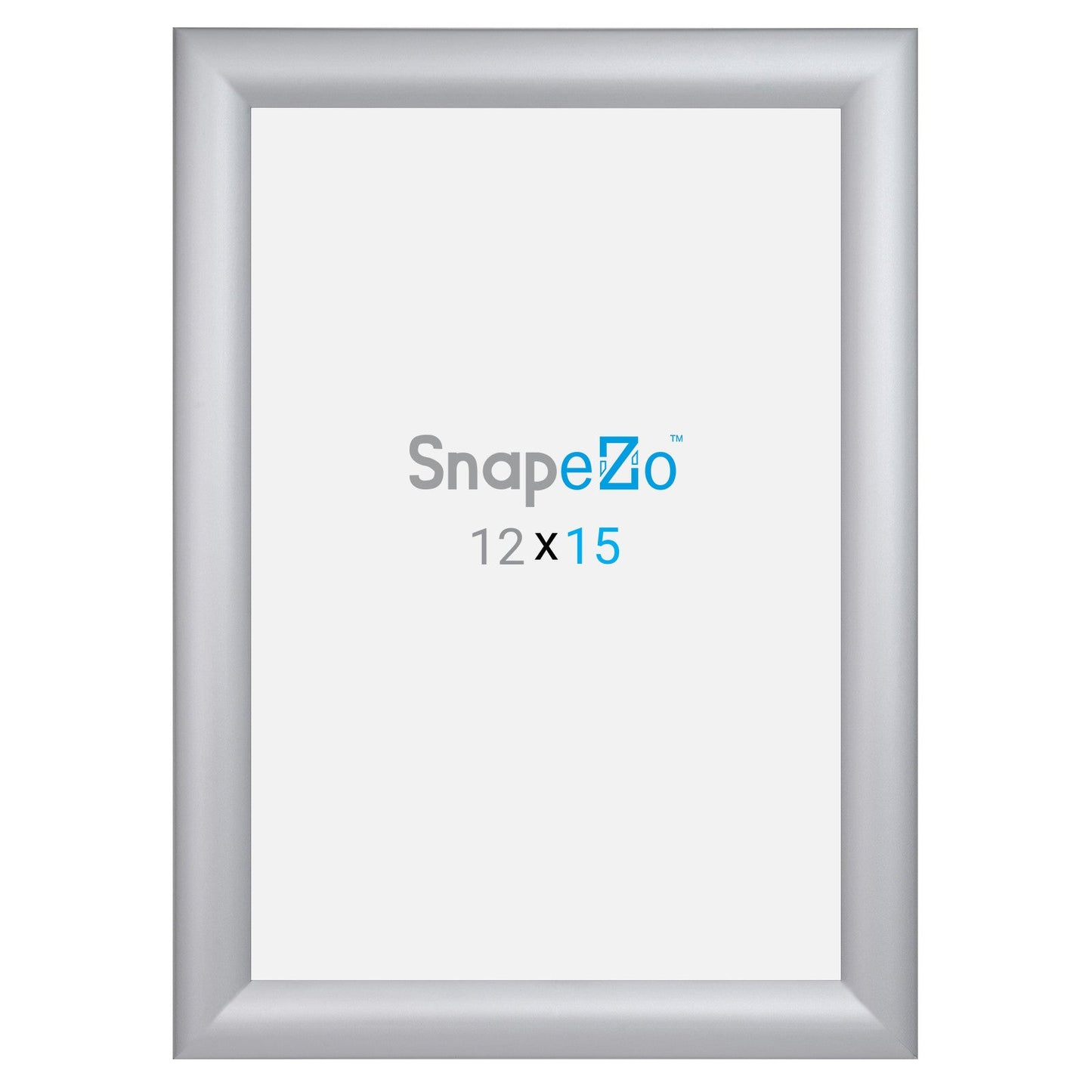 12x15 Silver SnapeZo® Snap Frame - 1.2" Profile
