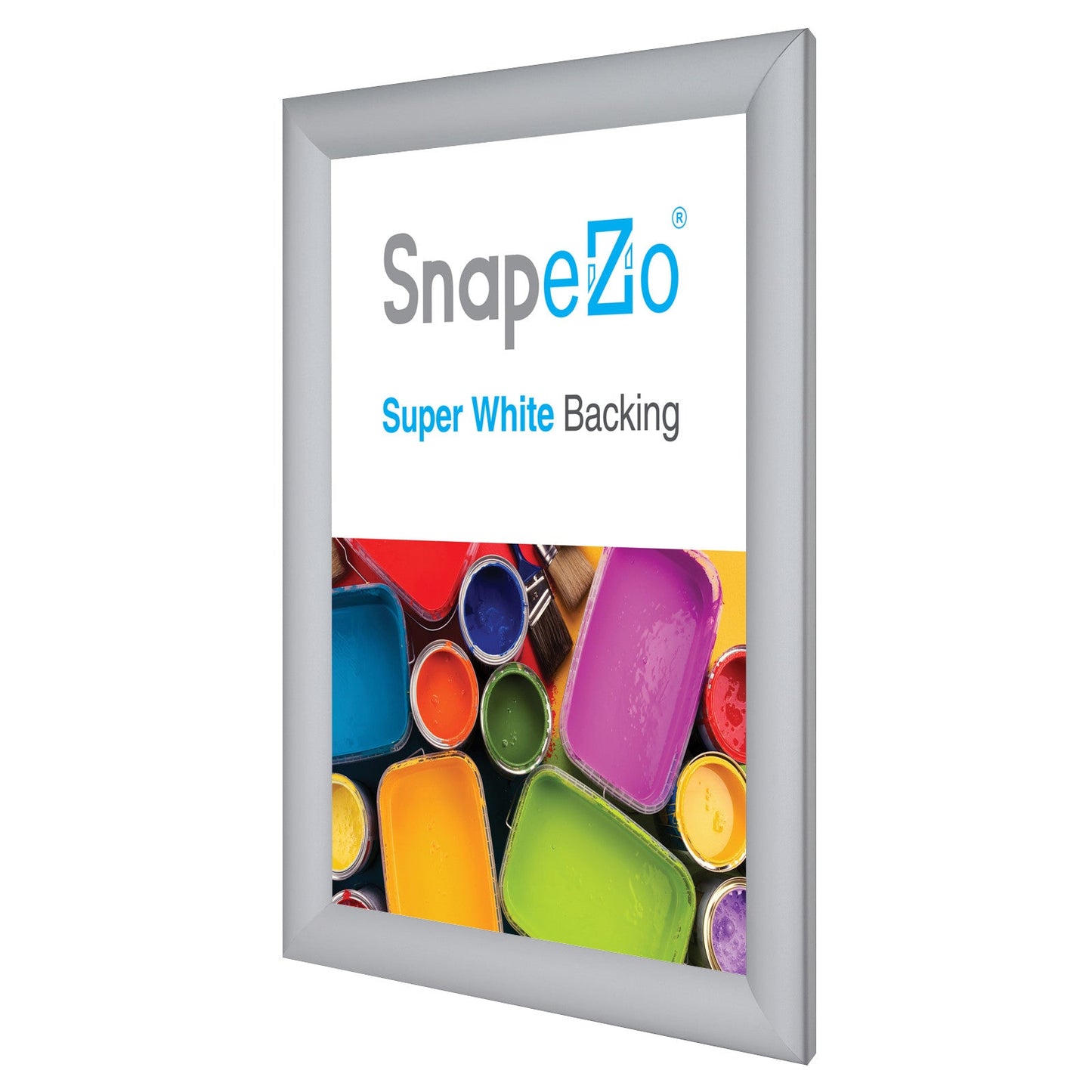 Load image into Gallery viewer, 8x10 Silver SnapeZo® Snap Frame - 1.2&amp;quot; Profile
