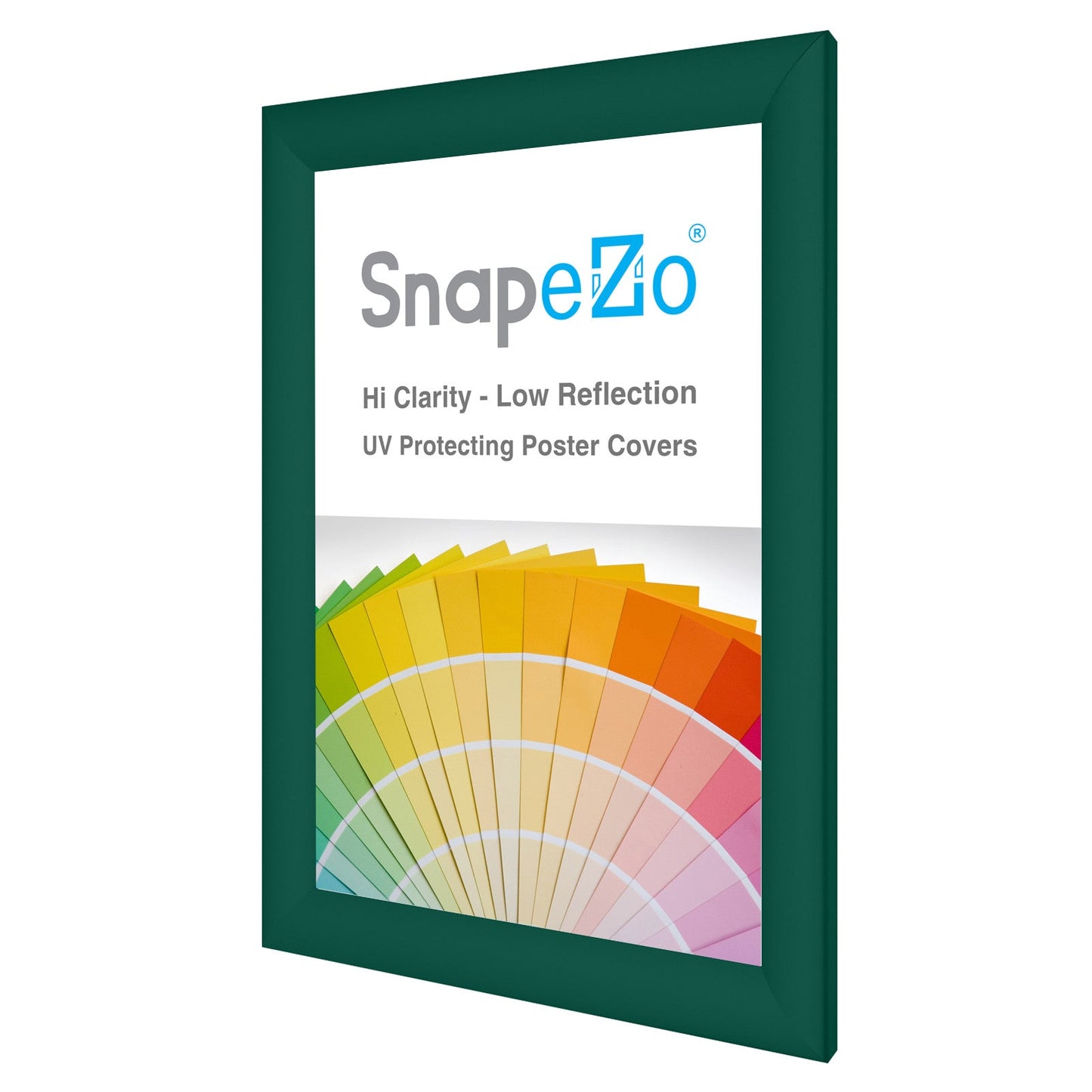 11x17 Green SnapeZo® Snap Frame - 1.2" Profile