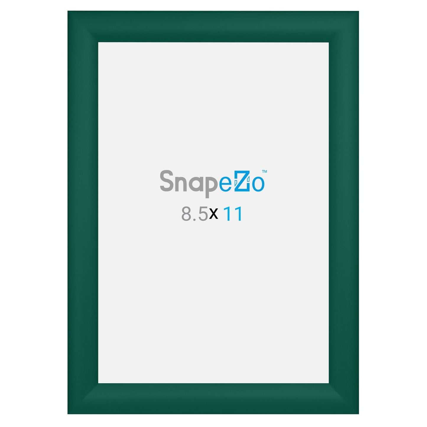 8.5x11 Green SnapeZo® Snap Frame - 1.2" Profile