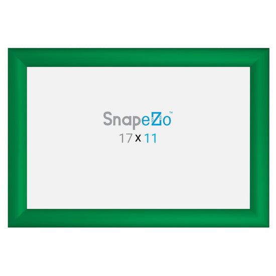 Load image into Gallery viewer, 11x17 Light Green SnapeZo® Snap Frame - 1.2&amp;quot; Profile
