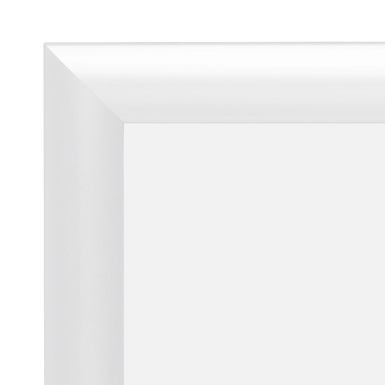 8.5x11 White SnapeZo® Snap Frame - 1 Inch Profile
