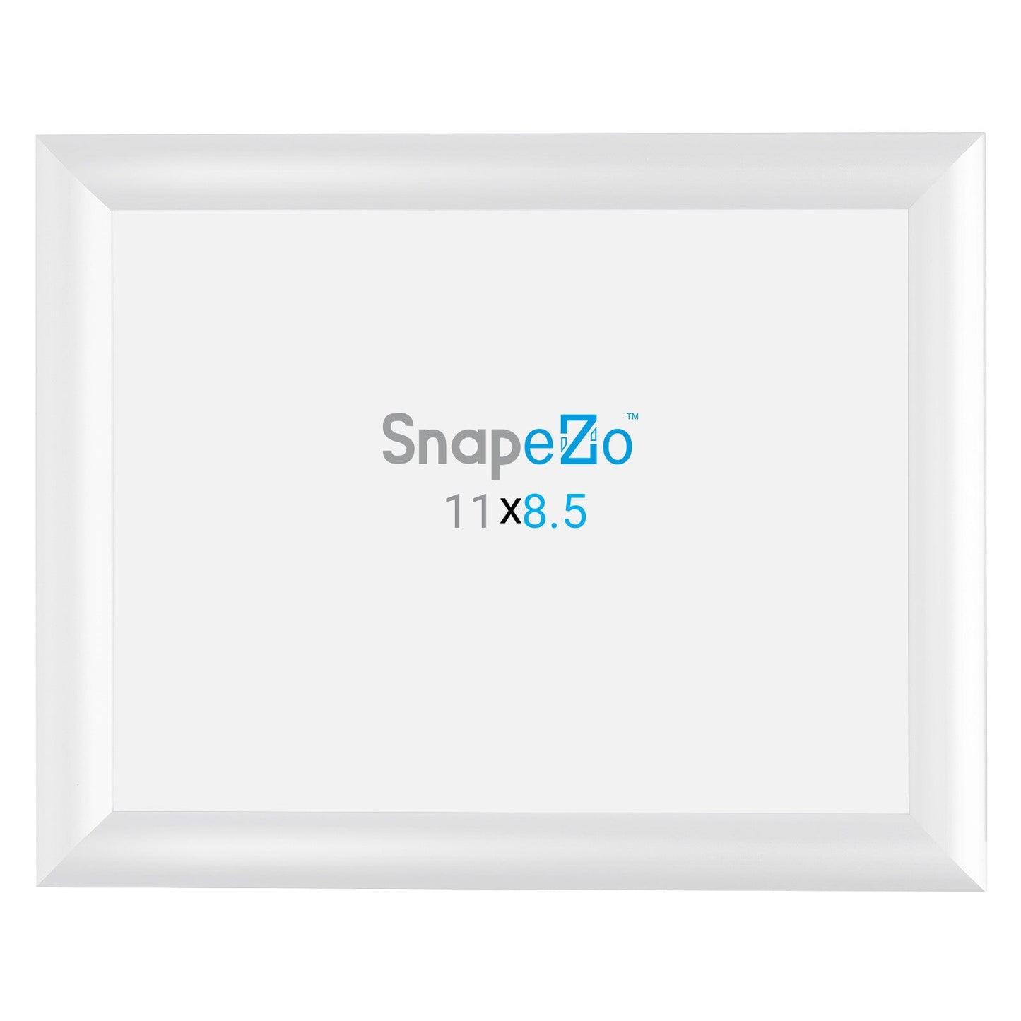 8.5x11 White SnapeZo® Snap Frame - 1" Profile