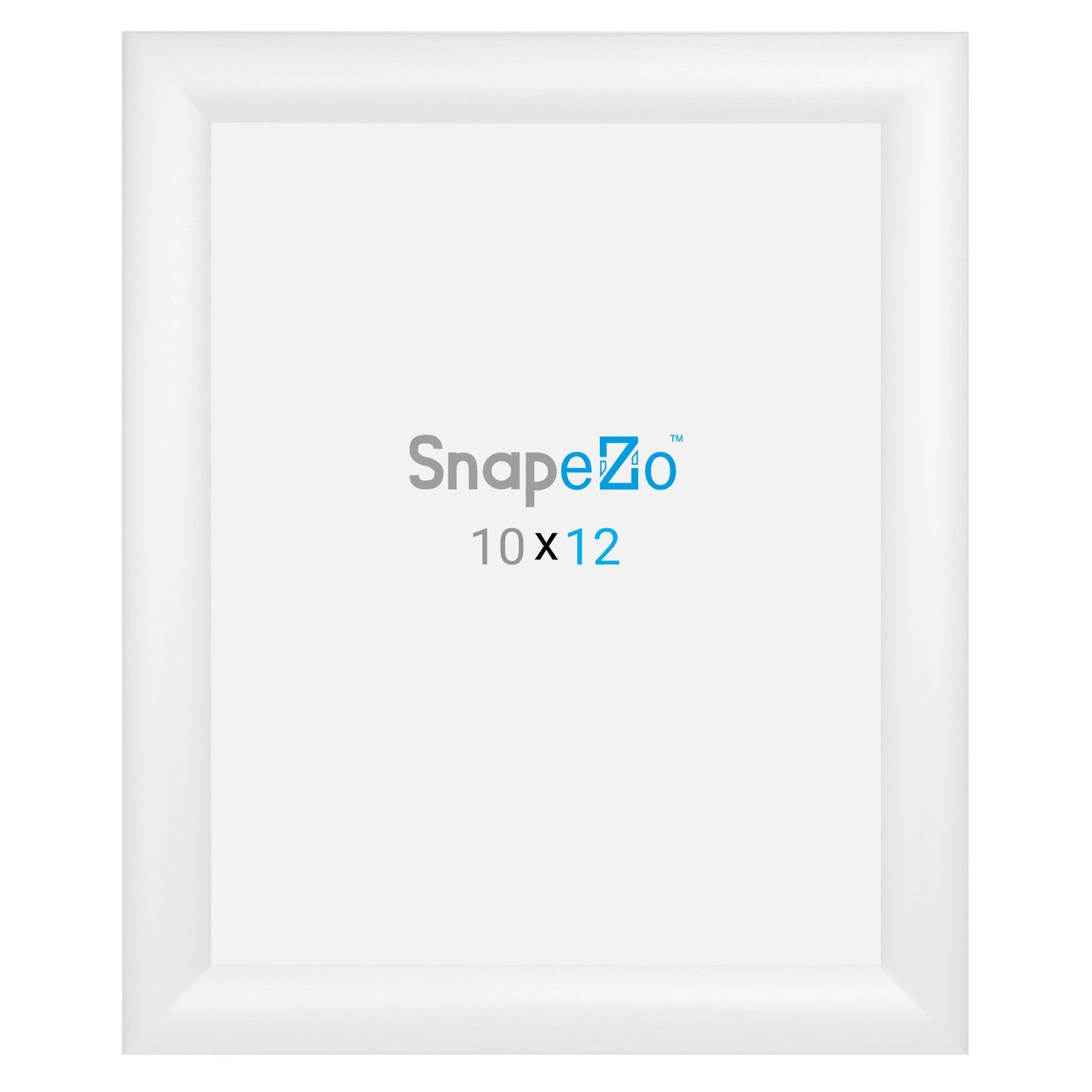 10x12 White SnapeZo® Snap Frame - 1.2" Profile