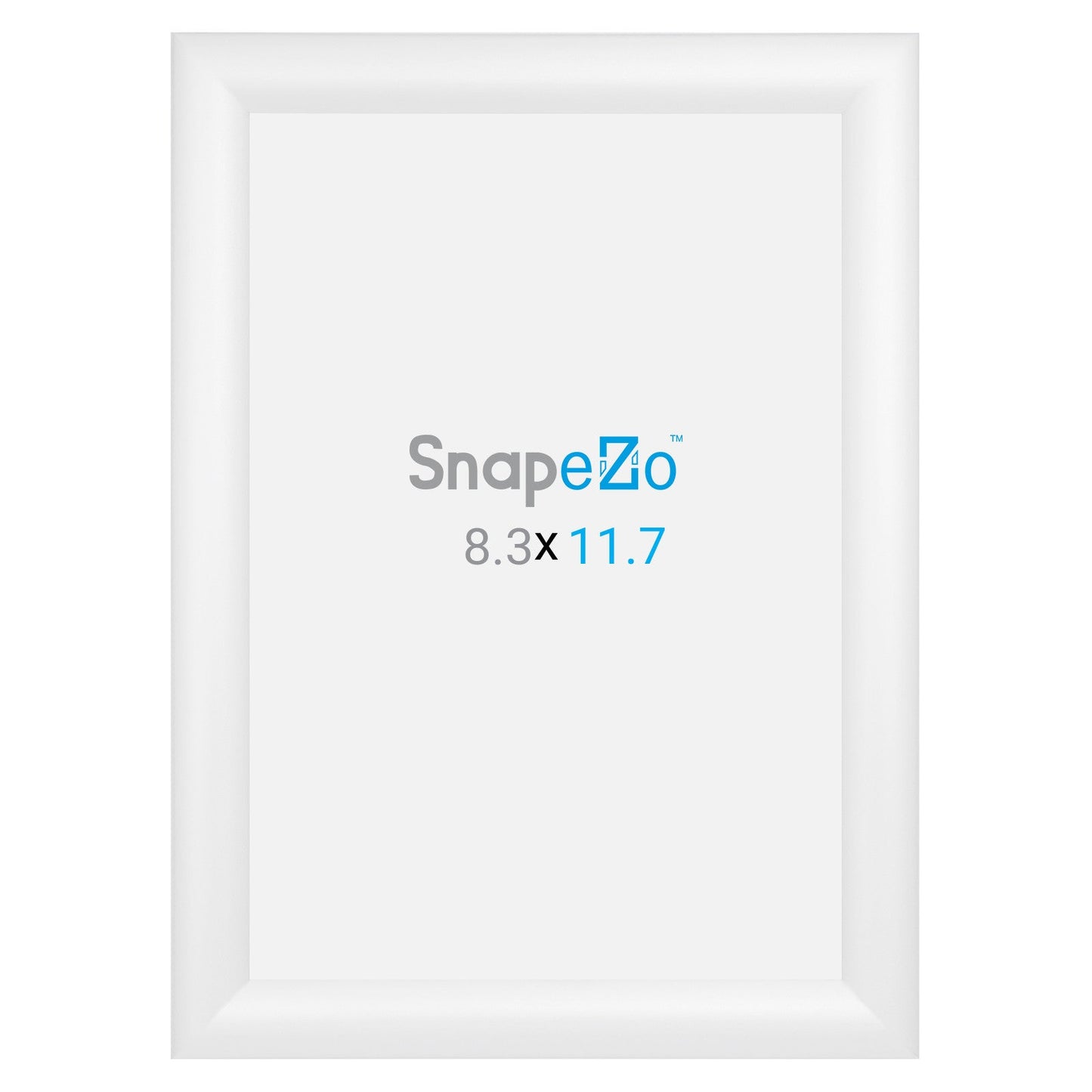 A4 White SnapeZo® Snap Frame - 1.2" Profile