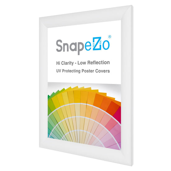 A4 White SnapeZo® Snap Frame - 1.2" Profile