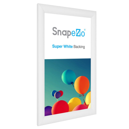 10x18 White SnapeZo® Snap Frame - 1.2" Profile