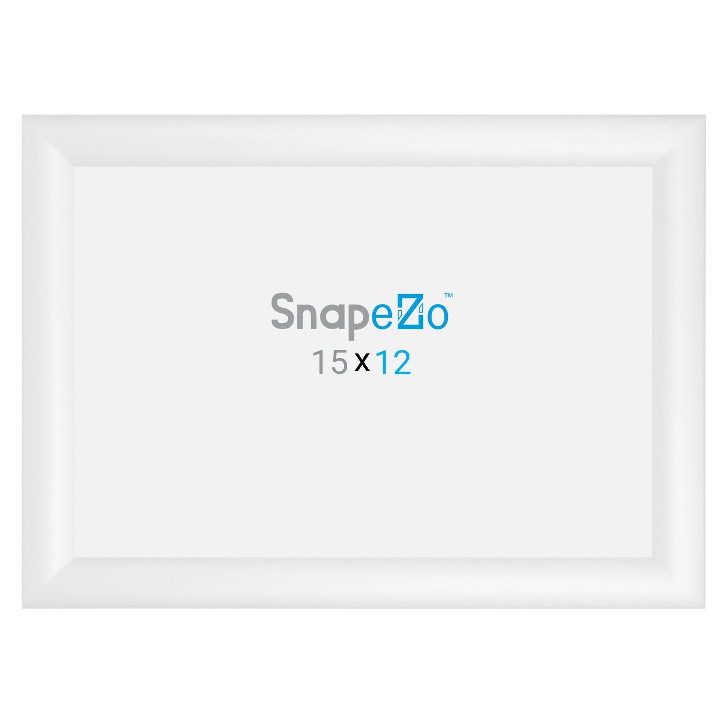 Load image into Gallery viewer, 12x15 White SnapeZo® Snap Frame - 1.2&amp;quot; Profile
