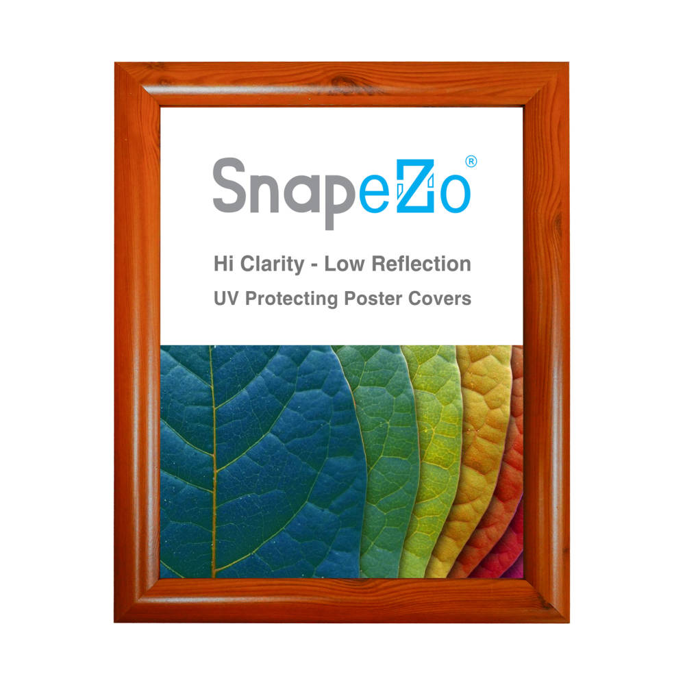 8.5x14 Wood Effect Certificate Frame 1 Inch Snapezo®