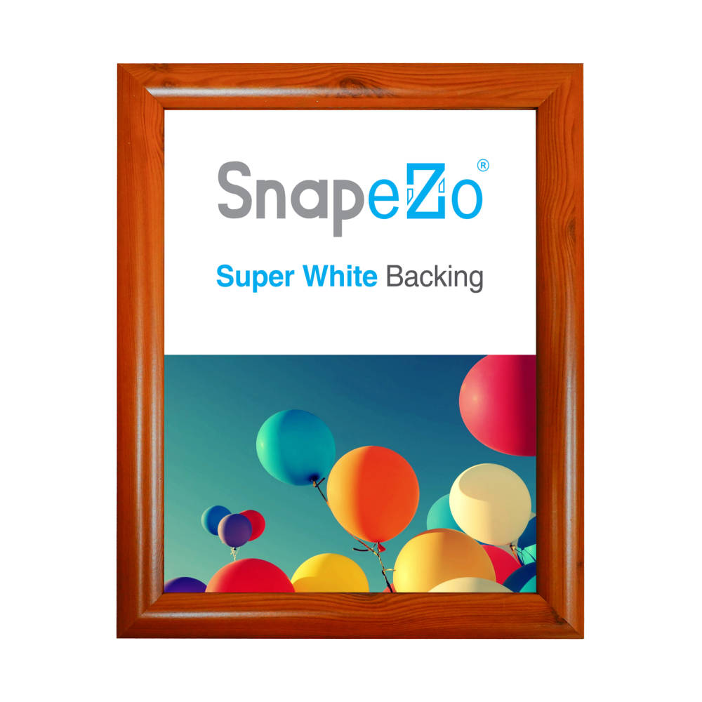 8.5x14 Wood Effect Certificate Frame 1 Inch Snapezo®