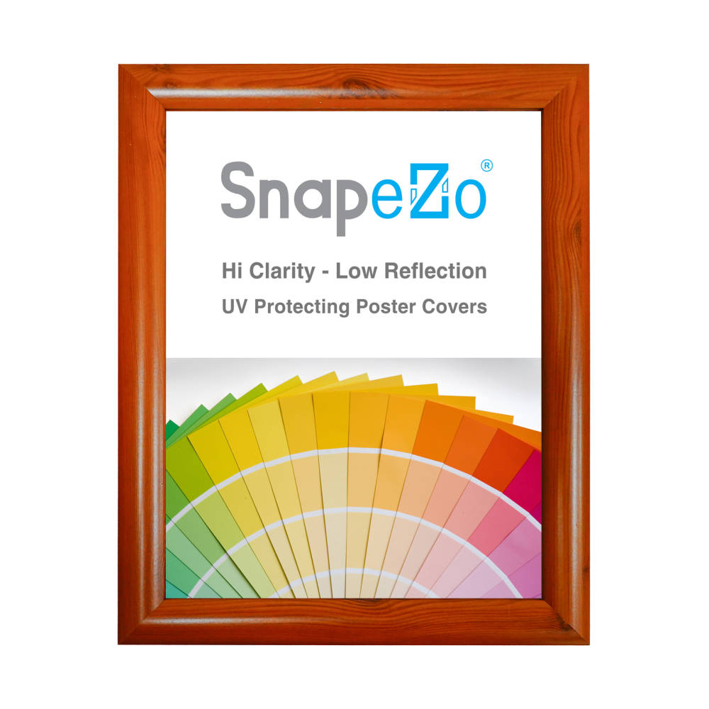 11x14 Wood Effect Certificate Frame 1 Inch Snapezo®