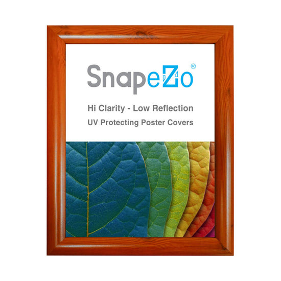 8.5x11 Wood Effect Certificate Frame 1 Inch Snapezo®