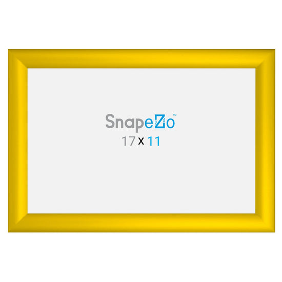 11x17 Yellow SnapeZo® Snap Frame - 1.2" Profile