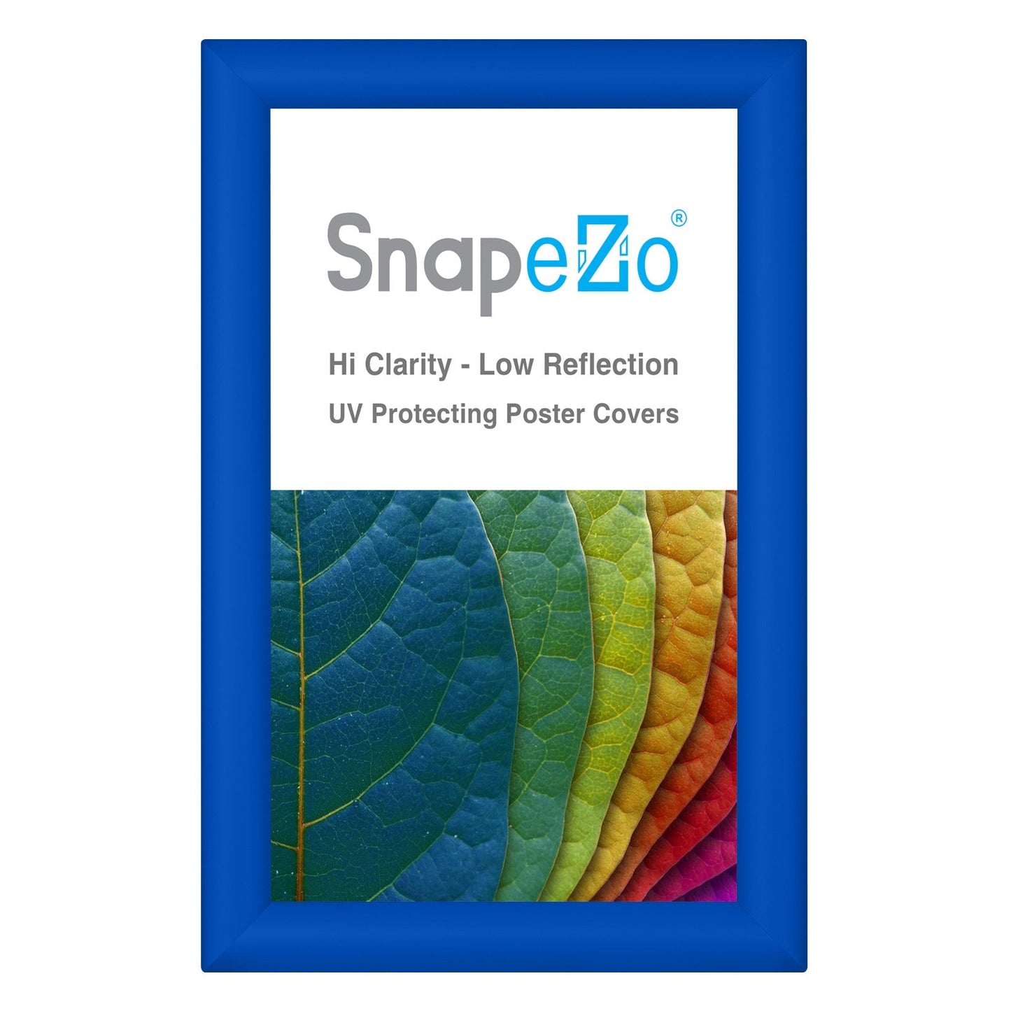 Load image into Gallery viewer, 8.5x14 Blue SnapeZo® Snap Frame - 1.2&amp;quot; Profile
