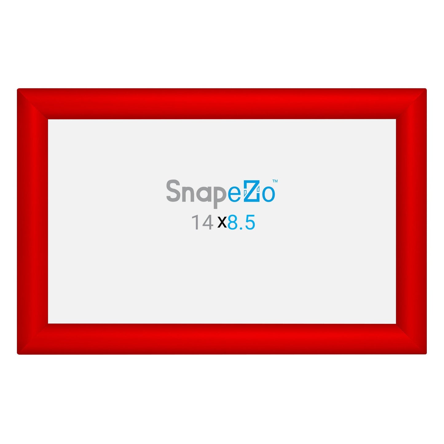 8.5x14 Red SnapeZo® Snap Frame - 1.2" Profile