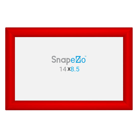 8.5x14 Red SnapeZo® Snap Frame - 1.2" Profile