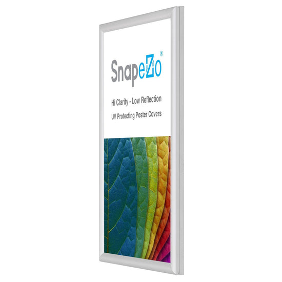 8.5x14 Silver SnapeZo® Snap Frame - 0.6" Profile