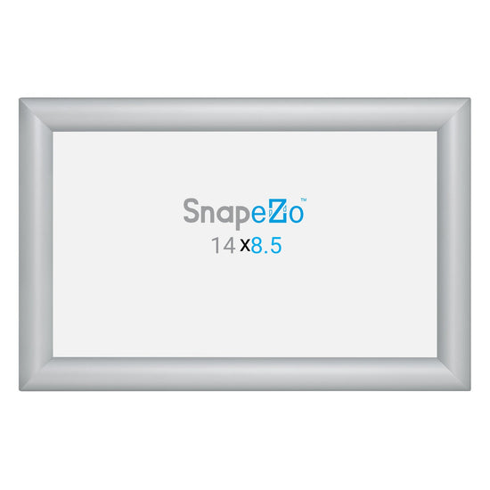 8.5x14 Silver SnapeZo® Snap Frame - 1.2" Profile