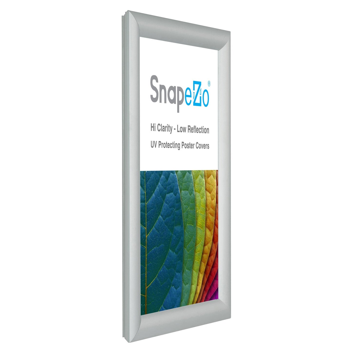 8.5x14 Silver SnapeZo® Snap Frame - 1.2" Profile