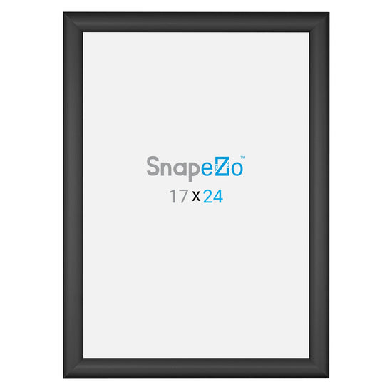 Load image into Gallery viewer, 17x24 Black SnapeZo® Snap Frame - 1&amp;quot; Profile
