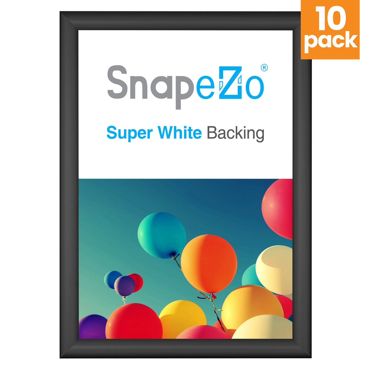 10 Case Pack of Snapezo® of Black A2 Poster Frame - 1" Profile