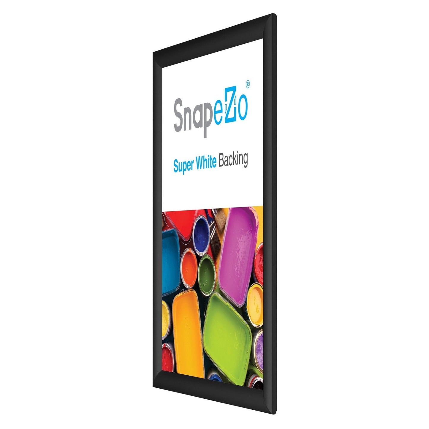 Load image into Gallery viewer, A2 Black SnapeZo® Snap Frame - 1&amp;quot; Profile

