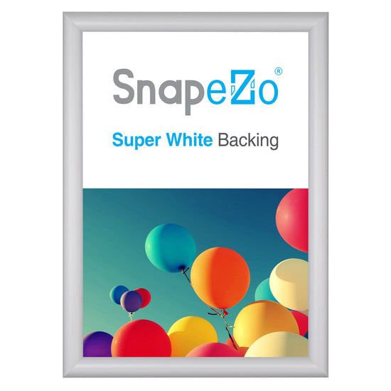 17x24 Silver SnapeZo® Snap Frame - 1" Profile