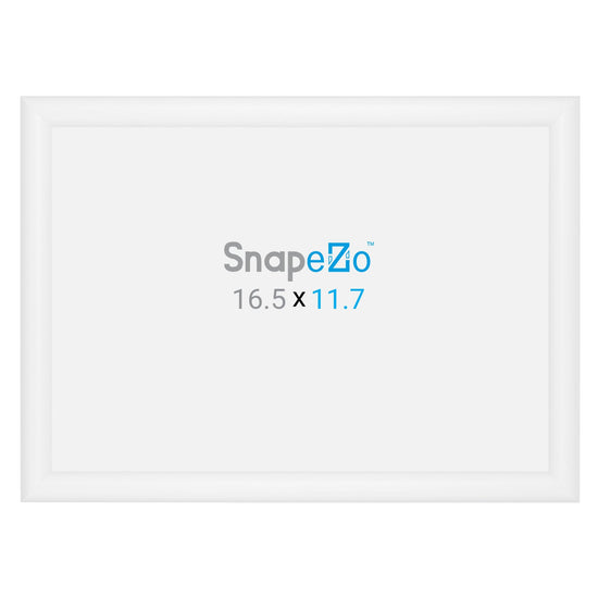 A3 White SnapeZo® Snap Frame - 1" Profile