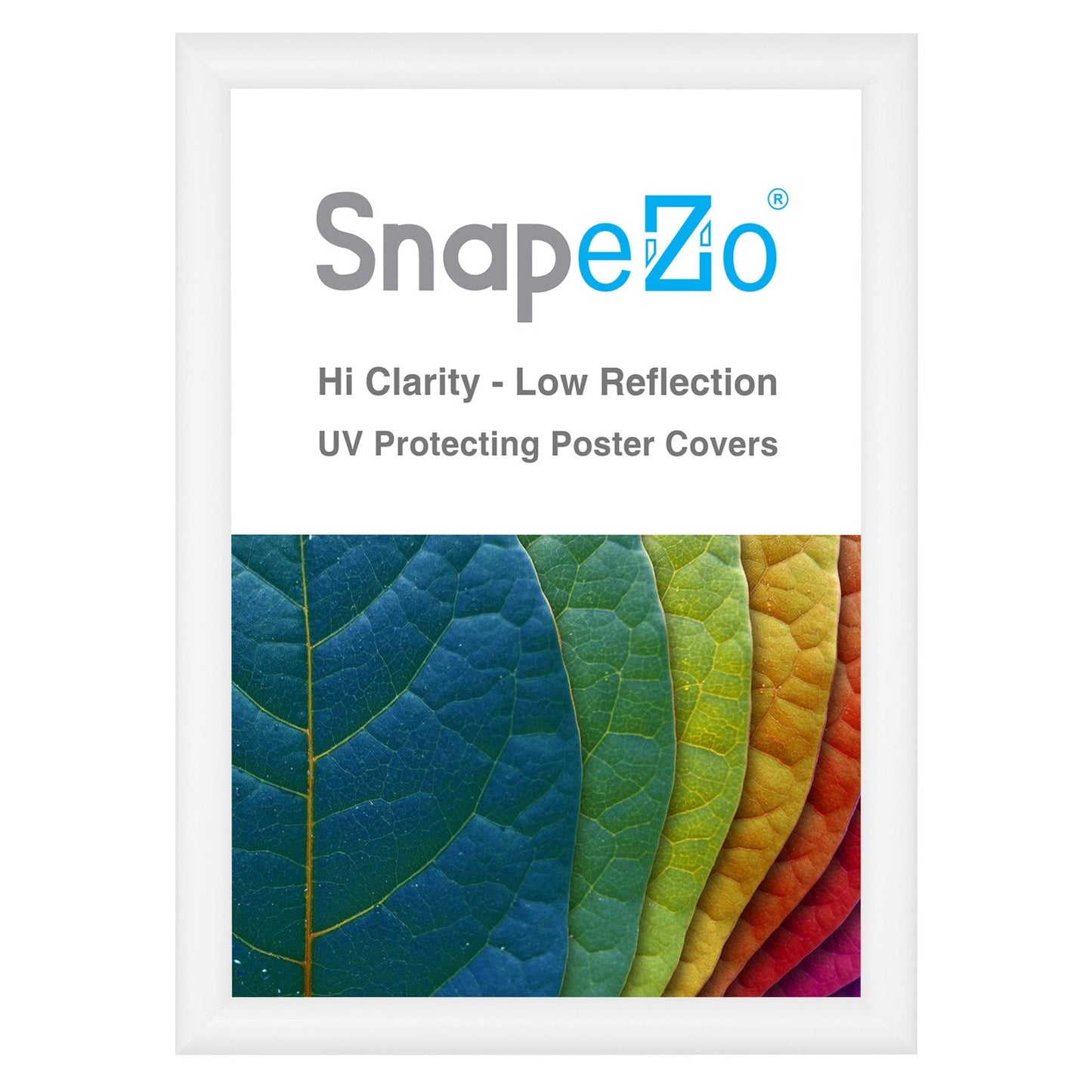 A3 White SnapeZo® Snap Frame - 1" Profile