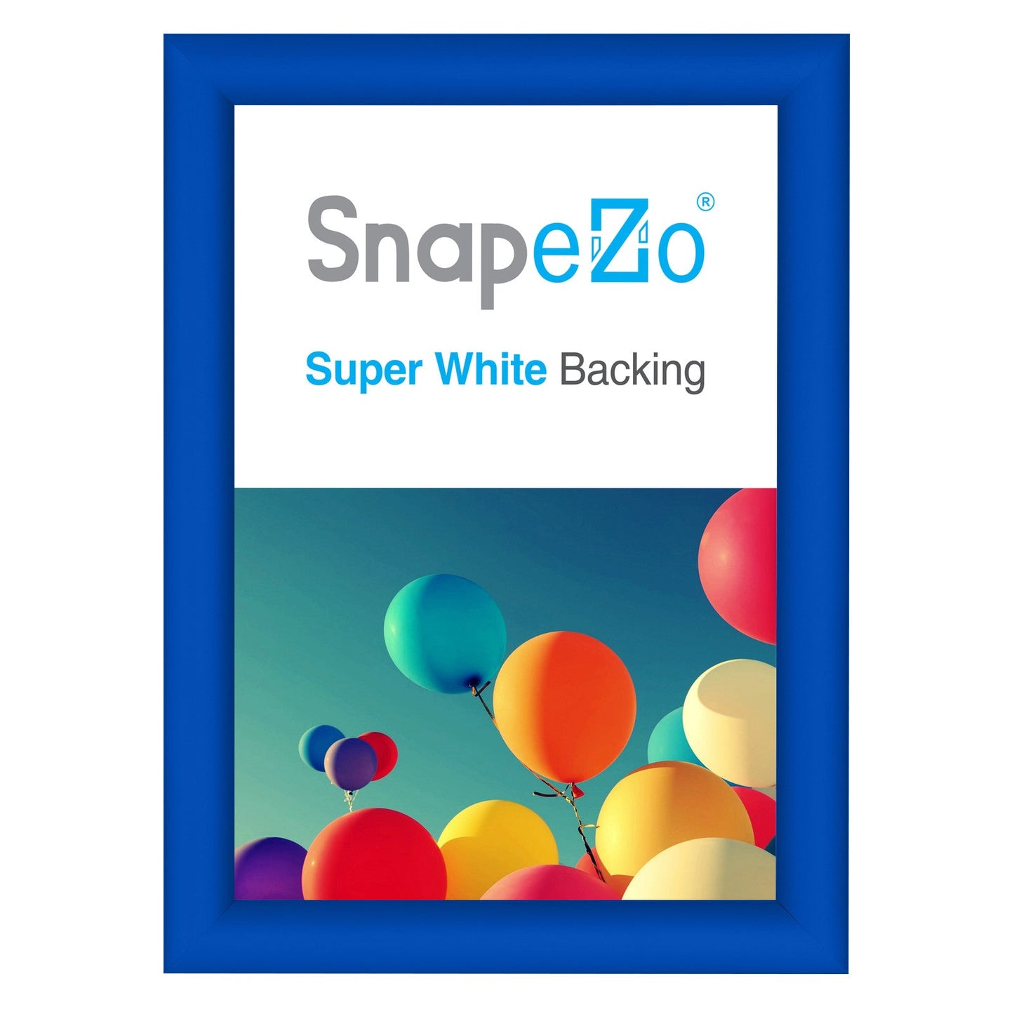 A5 Blue SnapeZo® Snap Frame - 1" Profile