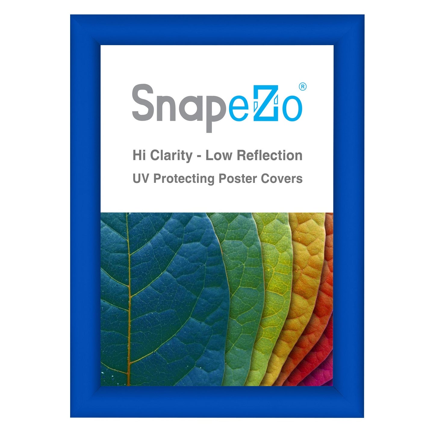 A4 Blue SnapeZo® Snap Frame - 1" Profile