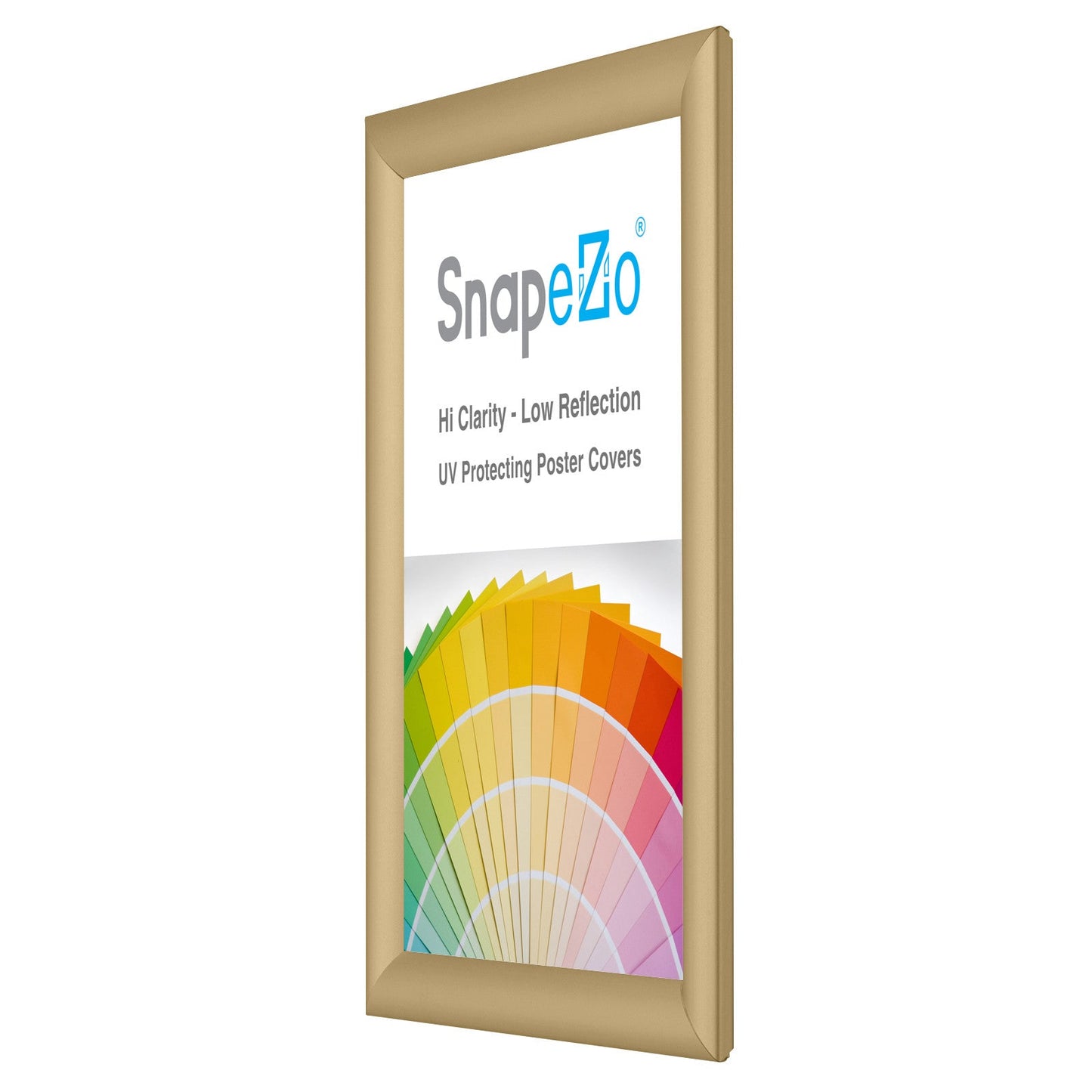 A4 Gold SnapeZo® Snap Frame - 1" Profile