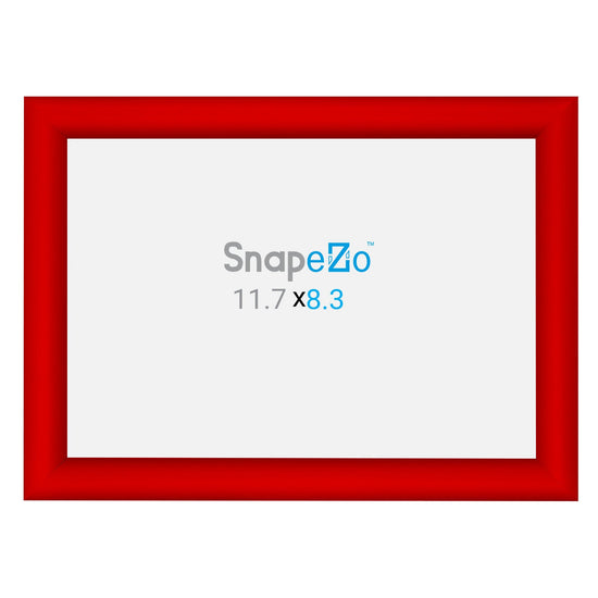 A4 Red SnapeZo® Snap Frame - 1" Profile